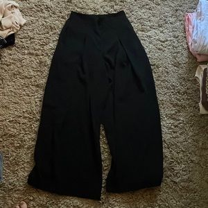 Black flowy pants